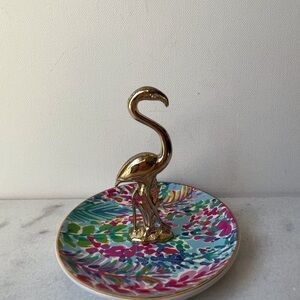 Lilly Pulitzer Catch The Wave Ring Holder flamingo ring holder